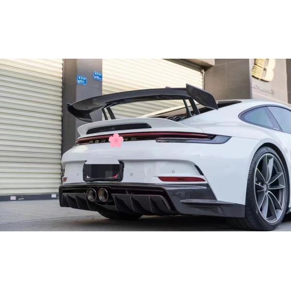 Repuestos de automóviles para Porsche 911 992 Kit de carrocería 992 Moderado estilo GT3 Fibra de carbono delanteros y traseros parachoques spoiler carcasa del capó