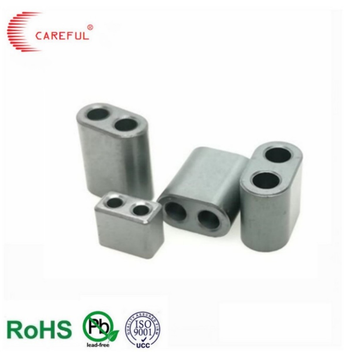 Careful RID One-Piece Dual-Hole Ferrite Core for Power Line Filtering ODM/OEM RoHS REACH