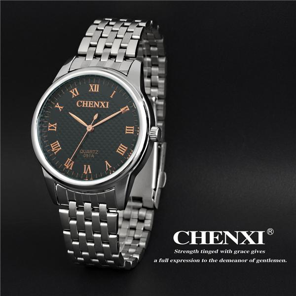 Rose Gold 051A Men Watches 2015 Wholesale Price Big Watch Couples Watch Big Watch for Men Stainless Steel Wrist Watch