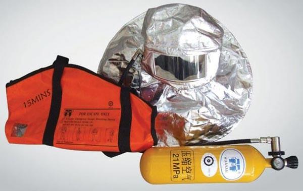 Marine Escape Breathing Apparatus , 15 Minute Escape Packs 21bar Working Pressure