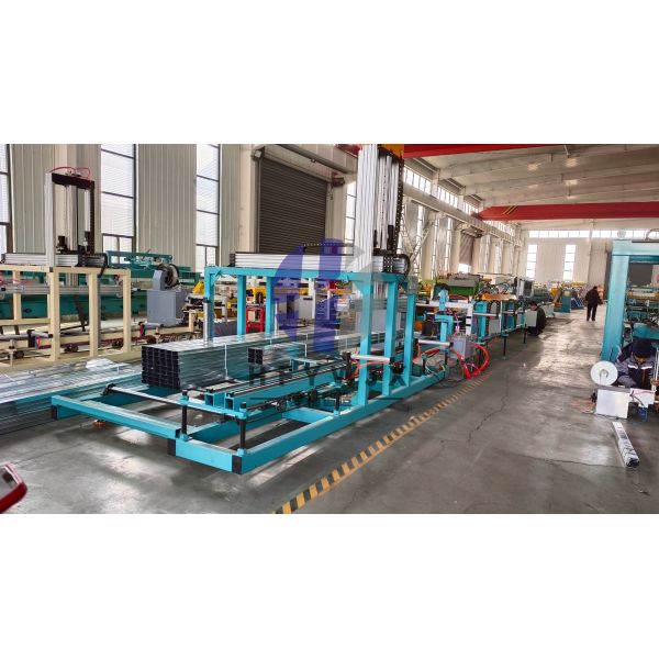 16 Forming Passes Light Steel Frame Roll Forming Machine PLC Control System