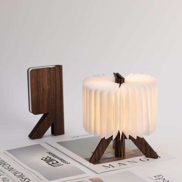 OEM Cylindrical Origami Paper Lamp Indoor Lighting Promotional Business Gifts