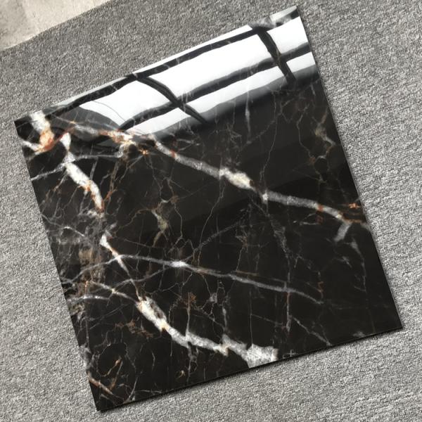 Silky Black and Grey Marble Porcelain Tile The Perfect Addition to Modern Interiors