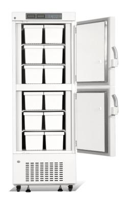 358 Liters Capacity Stainless Steel Upright Deep Biomedical Vaccine Freezer With Drawers