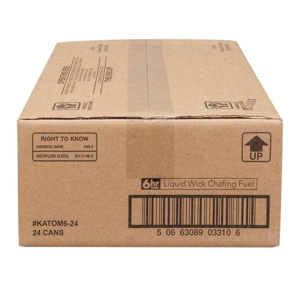 24 Pack Handy Wick Liquid Safe Heat 6 Hour Chafing Fuel Gel With Wick