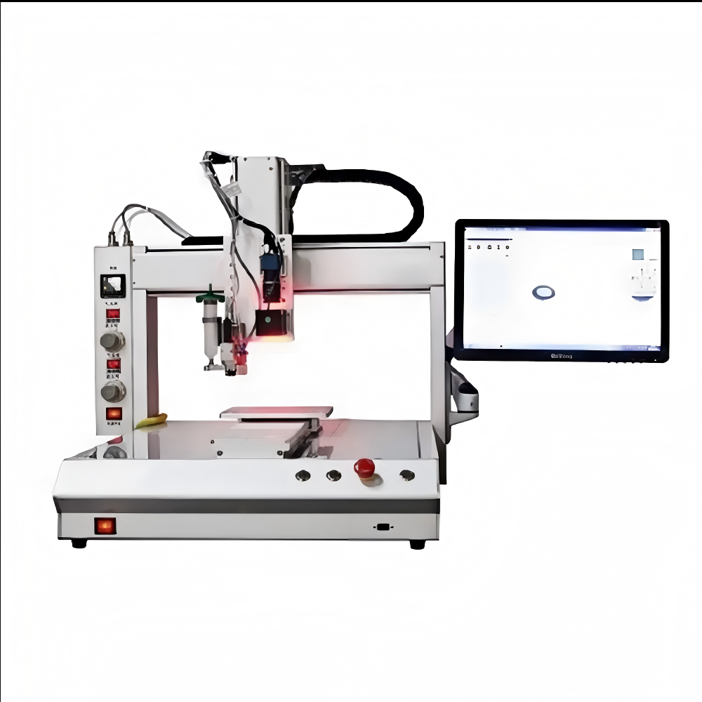 MY-114 Automatic CCD Visual Three Axis Desktop Glue Dispensing Robot High Precision Visual Programming Dispenser Machine
