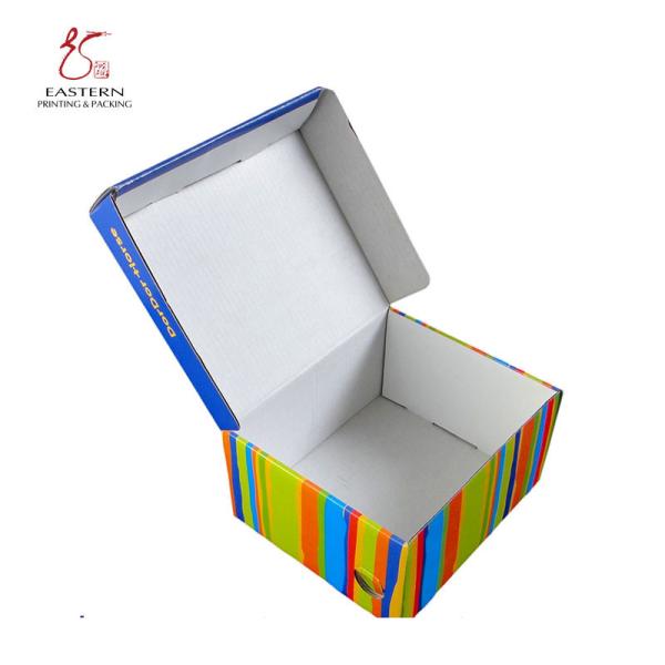 Pantone печатая складное гофрированное Shoebox. Коробка ботинка упаковывая в различных цветах