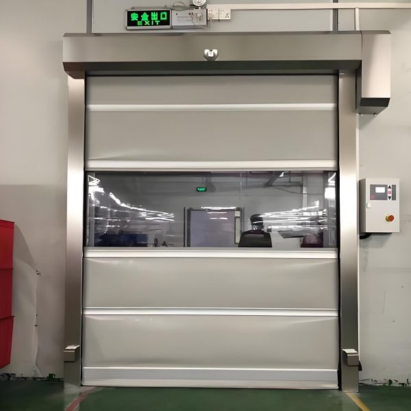 Corrosion-Resistant Stainless Steel Industrial High Speed Door For Harsh Environment Applications