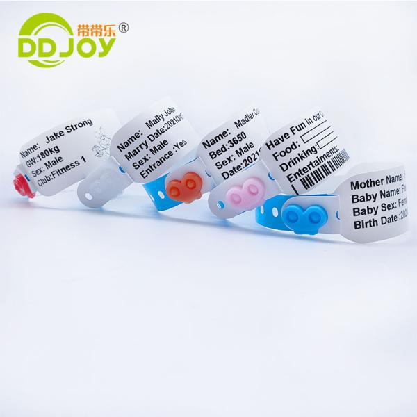 Hospital Roll Direct Printing Adult Bracelets with Barcode and Paper Material Type