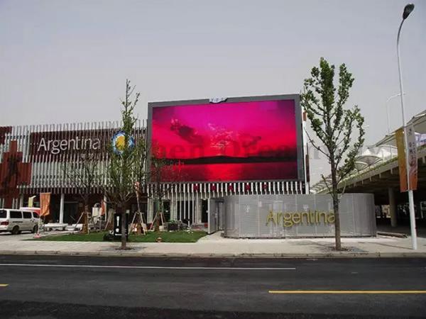 P6 Outdoor Advertising LED Display , Nationstar Waterproof LED Screen Billboard