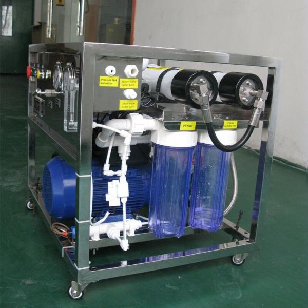 portable Seawater RO Plant Plywood Material 99% Deionization