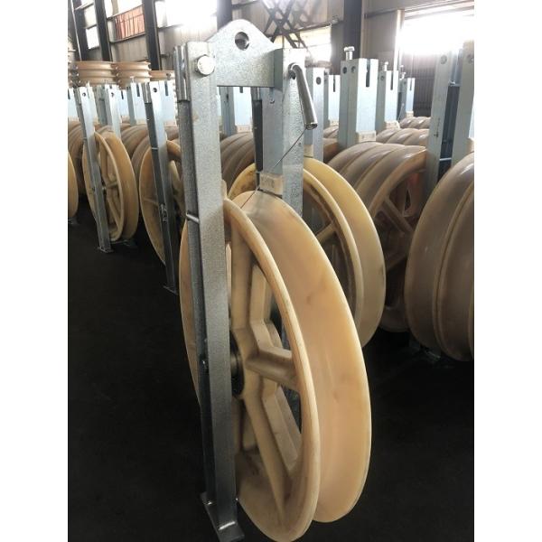 Одиночный вертолет колеса нейлона связал проводника шнуруя блоки