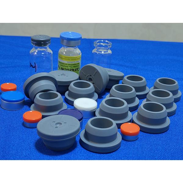 20mm 23mm medical vial bottle closures Medical Butyl Rubber Stoppers for Pharmaceutical Lyophilization Glass Vials