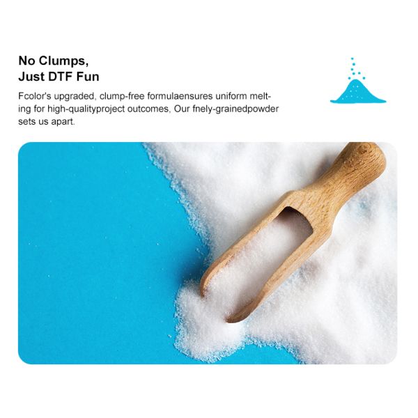 100% Tpu Dtf Powder Low Melting Point Transfer Film Powder For Printing T shirt