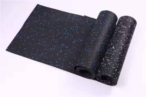 Gym Rubber Floor Mats Heavy-Duty and Versatile Rubber Mat for All Types of Fitness Flooring