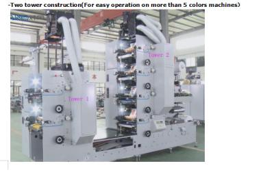 impressora UV Flexographic da etiqueta adesiva de máquina de impressão da etiqueta de 450mm Flexo