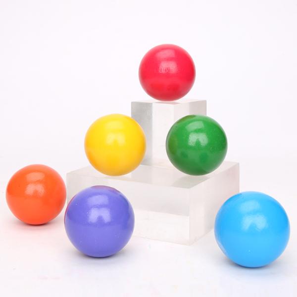 Blocs constitutifs en bois Toy Creative Educational d'arc-en-ciel de Brown 18cm