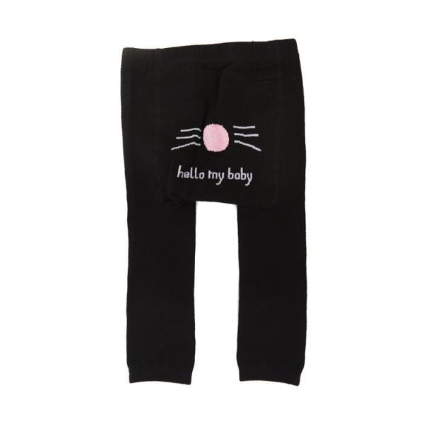 Thick Cushioned Combed Cotton Pant Tights for Kid Girls Winter Warm Cartoon Print 80%