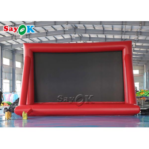 Раздувной экран театра подгонял кино киноэкрана Pvc 7.25m 24ft серию автостоянки раздувного на открытом воздухе