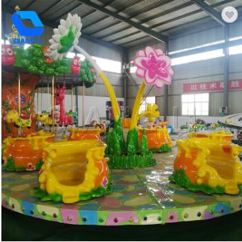 Cartoon Theme Park Rides / Kids Love Bee Cup Ride Lifetime Technical Support