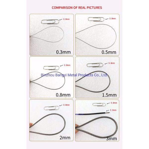 1x7 0.7mm Thin Electric Galvanized Steel Wire Rope Tolerance ±3% for Cold Heading Steel within Special