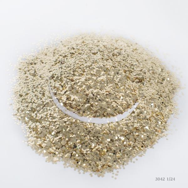 Delivery Period To Be Negotiated PET Hexagonal Polyester Glitter Gold Powder Christmas Wallpaper Paper Decoration Supplies