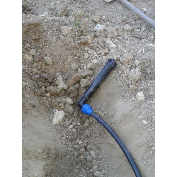 Black POM Pop Up Spray Head Sprinklers Stainless Steel Spring 0-360 degree