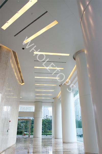 Lightweight 2.5mm thick Interior Roof Sheets / Aluminum Shed Panels 600*600mm