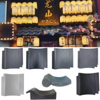 Telhas de telhado de metal japonês modernas de argila premium leve e durável de várias cores perfeitas para designs contemporâneos