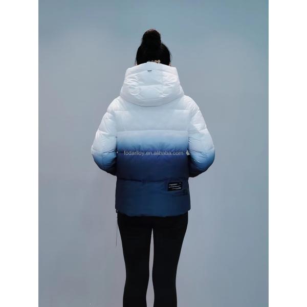 FODARLLOY F21377 Ladies Warm Hooded Cotton-padded Clothes Women Slim Long Winter Jackets Women Coats