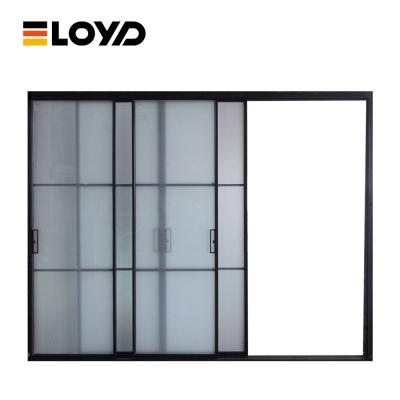 Weatherproof Aluminium Internal Sliding Doors For Patio Bathroom Shower 72 X 76
