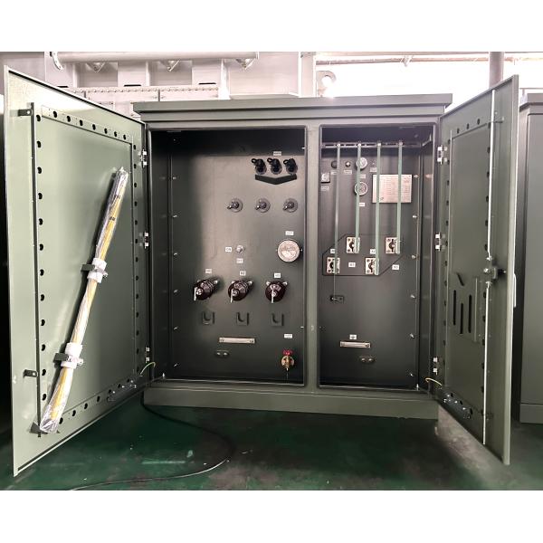 UL listed 150Kva 3 Phase Pad Mounted Transformer 12870V To 208V Radial Feed ASNI IEEE Standards