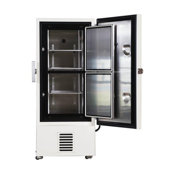 Congelador ultra de baixa temperatura de poupança de energia refrigerando direto 340 litros