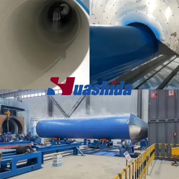 3LPE Coating Pipe Production Line with PLC Control System SA2.5 Clean Level for Internal & External Coating