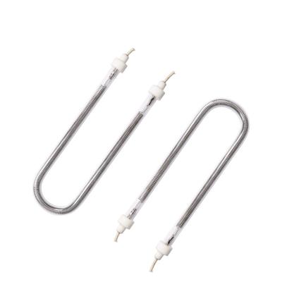 U-Type Clear Quartz Infrared Heating Element Tube 200-4000W