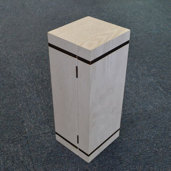 Single Large Packaging Gift Craft Use Wooden & Bamboo Boxes for Wine for Storage and Presentation