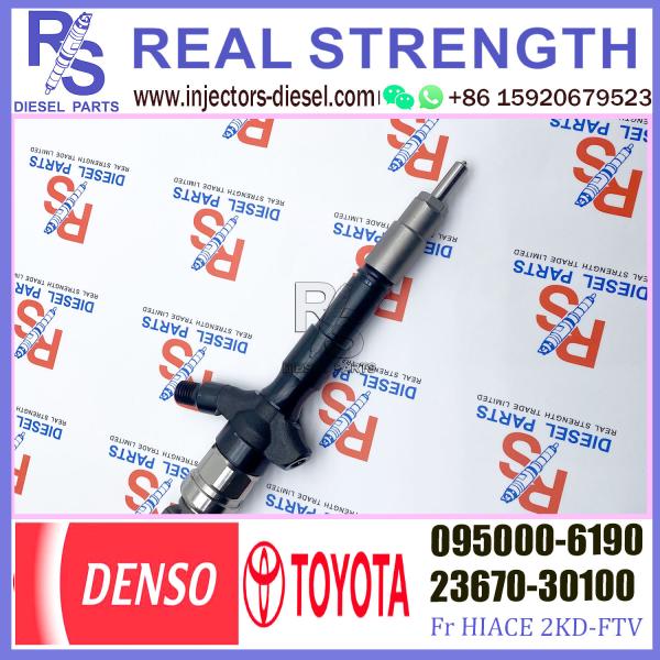 2KD TOYOTA Fuel Injector 095000-6190 23670-30100 For TOYOTA HILUX Engine