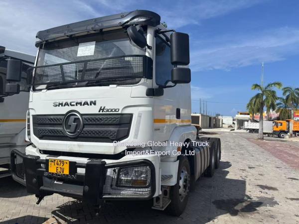 6X4 Left Drive or Right Hand Drive 380HP Shacman F3000 Tractor Trailer Used Tractor Head Truck