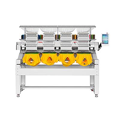 Automatic Computerised Embroidery Machine For Sweaters 4 Head Caps Screen