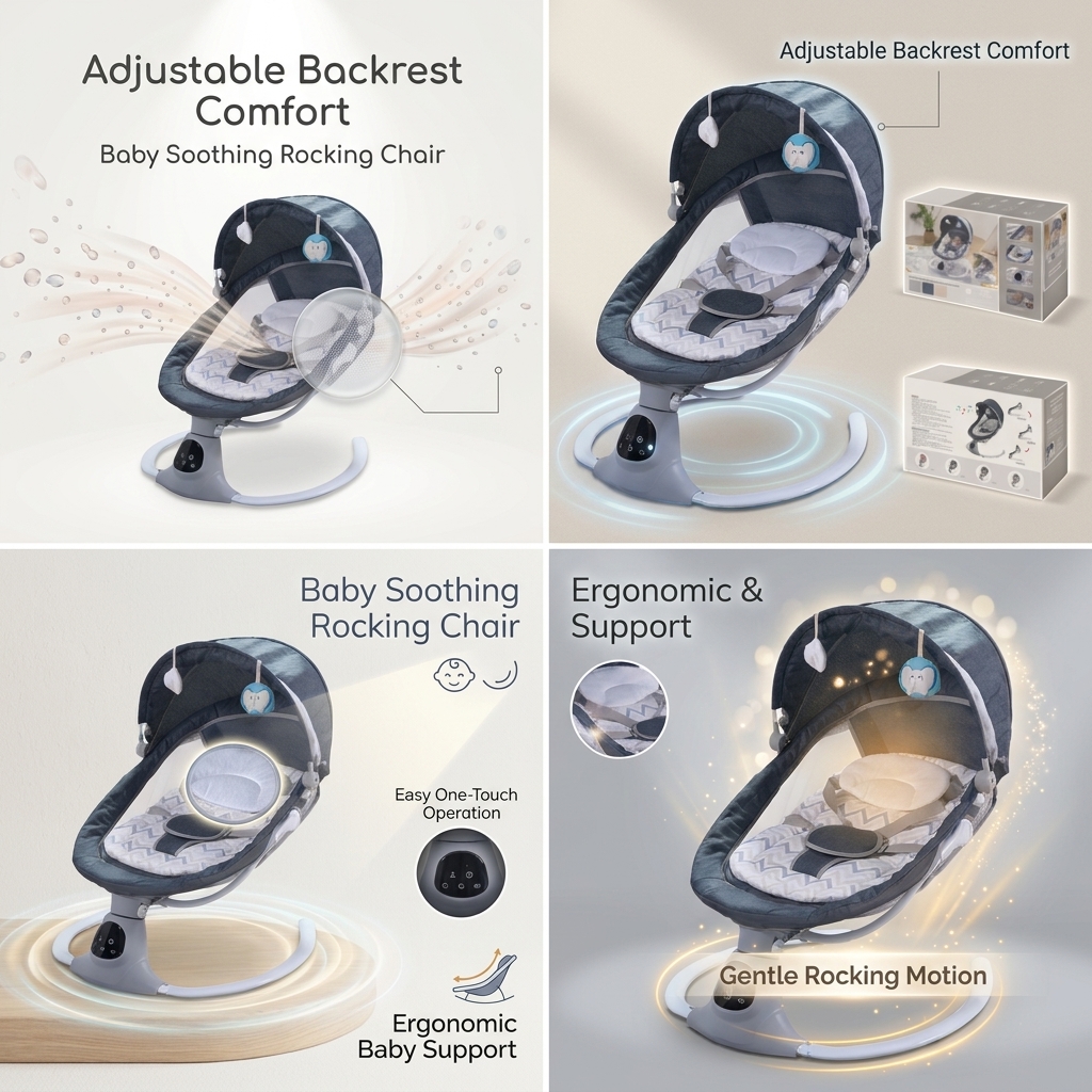 German Brand OEM Smart Baby Bouncer ODM Custom Program with Flexible MOQ Factory