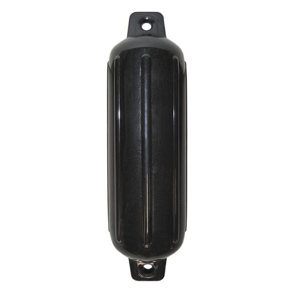 Made Storm Gard Double-Eye Boat Fender for 25' to 35' Long Boats - Black Vinyl