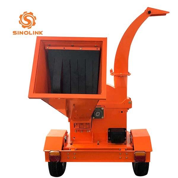 Bamboo Backyard Wood Chipper Auto Feed 6 Inch Disc Commercial Garden Shredder