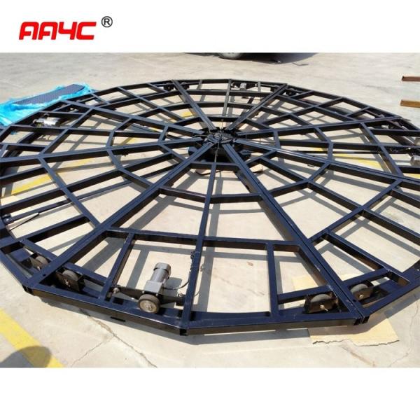 AA4C 2.5T 4M-7M  diameter  360 degree garage car turntable outdoor rotating platform display auto turntable