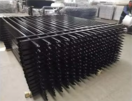 Galvanized Steel Wrought Iron Fence Panels Swimming Pool Garden Protection