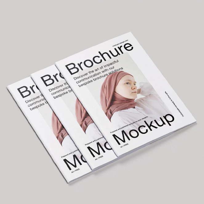 Saddle Stitched Paper Brochures With Coated Art Paper For Corporate Marketing