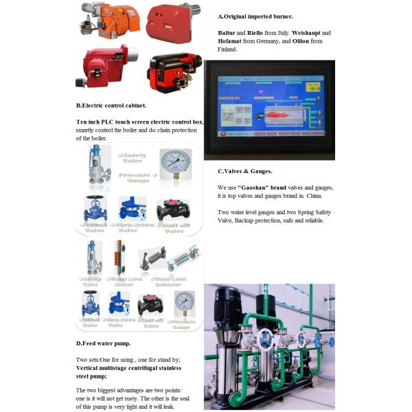 10 Ton Fire Tube Steam Boiler / Industrial Boiler Efficiency Q345R Material