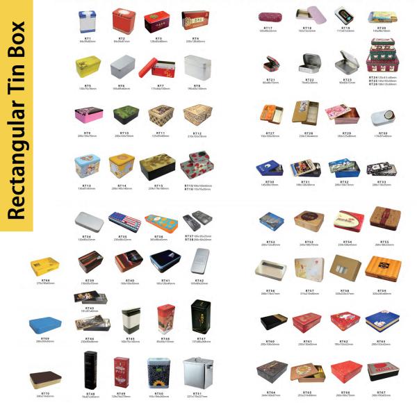 DADI Rust Proof Metal Candy Tin Box Square Silkscreen Tin Packaging for Snacks
