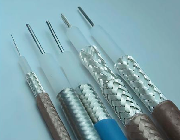 Solid PTFE High Temperature RF Coaxial Cable
