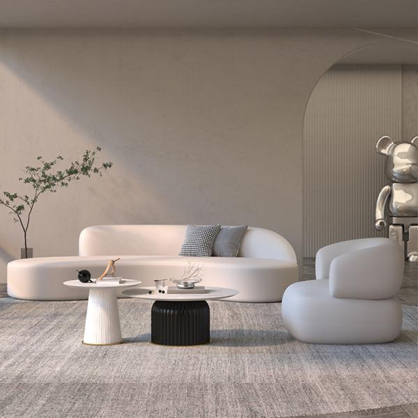 Почтовая упаковка Пятизвездочный отель Лобби Лоунг Диван с бархатной тканью