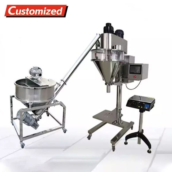 Semi-Automatic Powder Filling Machine with ≤±1% Filling Accuracy and PLC Control System for Precise Dosing